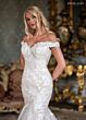 Rachel Allan RB3245 Off The Shoulder Trumpet Wedding Gown