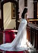 Rachel Allan RB4232 Cutaway Train V-Neck Wedding Gown