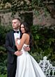 Rachel Allan RB4240 Removable Overskirt Strapless Bridal Dress