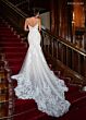 Rachel Allan RB5121 Removable Train Spaghetti Strap Bridal Dress