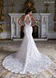 Rachel Allan RB5125 Choker Neck Illusion Back Bridal Dress