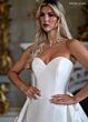 Rachel Allan RB5133 Removable Train Sweetheart Neck Bridal Gown