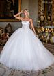 Rachel Allan RB6191 Beaded Scoop Neck Corset Bodice Bridal Gown