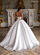 Rachel Allan RB6195 Strapless Embroidered Bodice Satin Bridal Gown