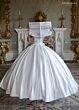 Rachel Allan RB6195 Strapless Embroidered Bodice Satin Bridal Gown