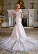 Rachel Allan RB7023 Square Neck Short Sleeve Bridal Gown