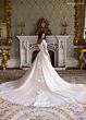 Rachel Allan RB7026 Long Sleeve Scoop Neck Bridal Gown