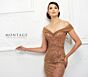 Ivonne D Exclusively for Mon Cheri 118D08 Off-The-Shoulder Evening Gown