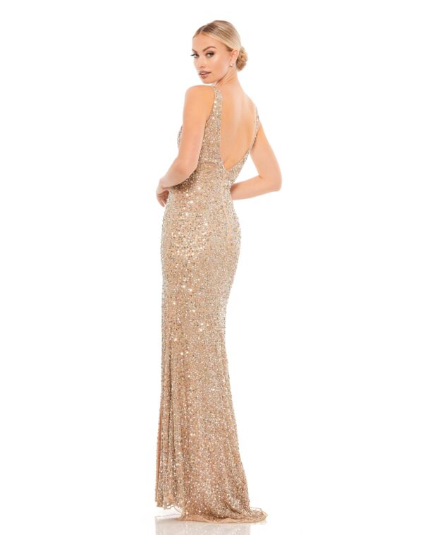 Mac Duggal 1068 Slit Skirt Dress