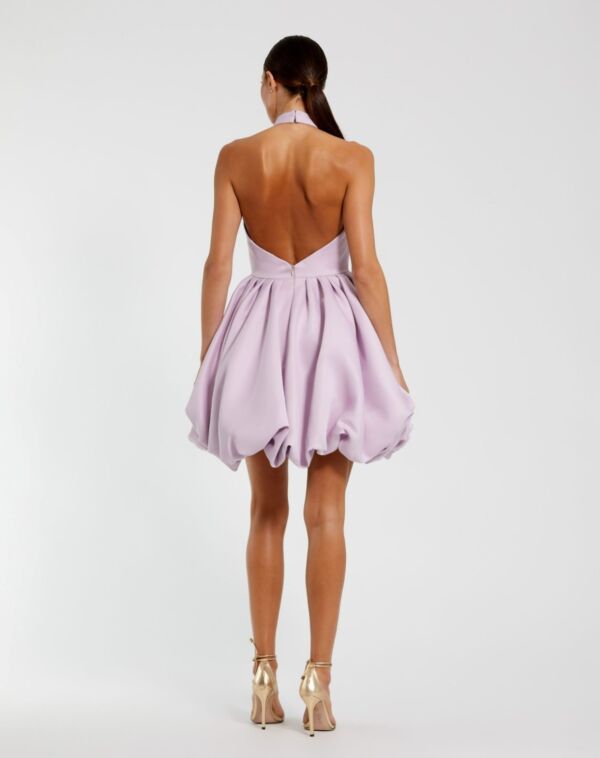 Mac Duggal 20707 Bubble Skirt Halter Neck Dress
