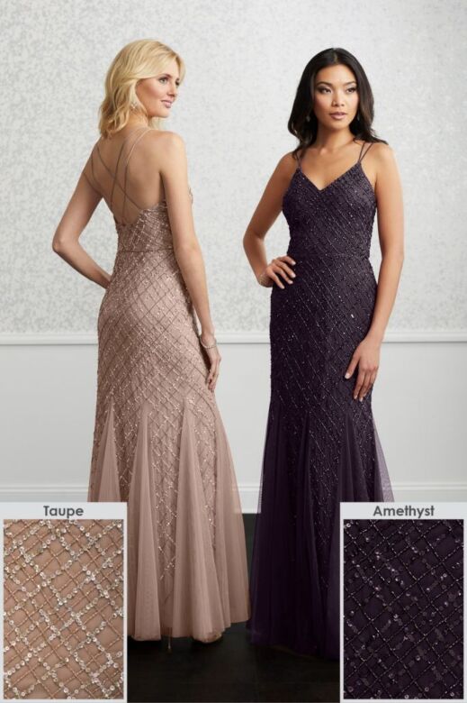Adrianna Papell 40225 Strappy Back Dress - Stock Only