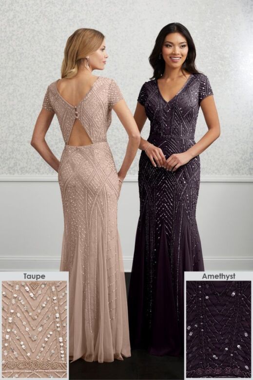 Adrianna Papell 40227 Cutout Back Dress - Stock Only