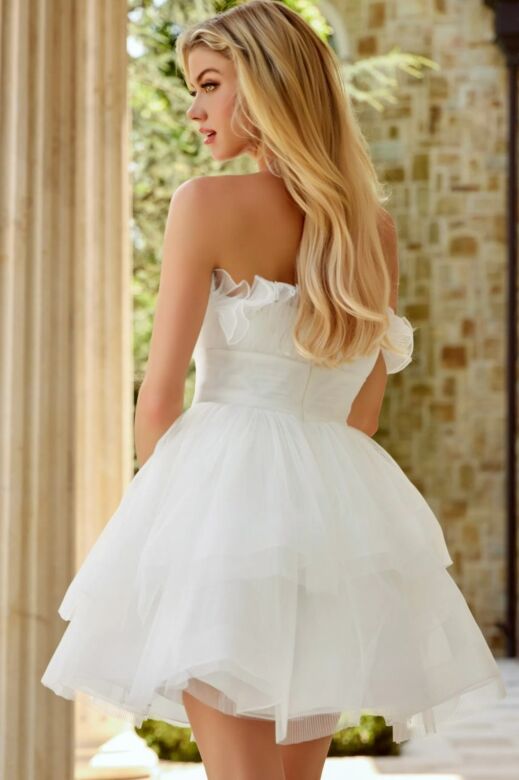Jovani 42340 Crumbcatcher Neckline Bat Mitzvah Dress