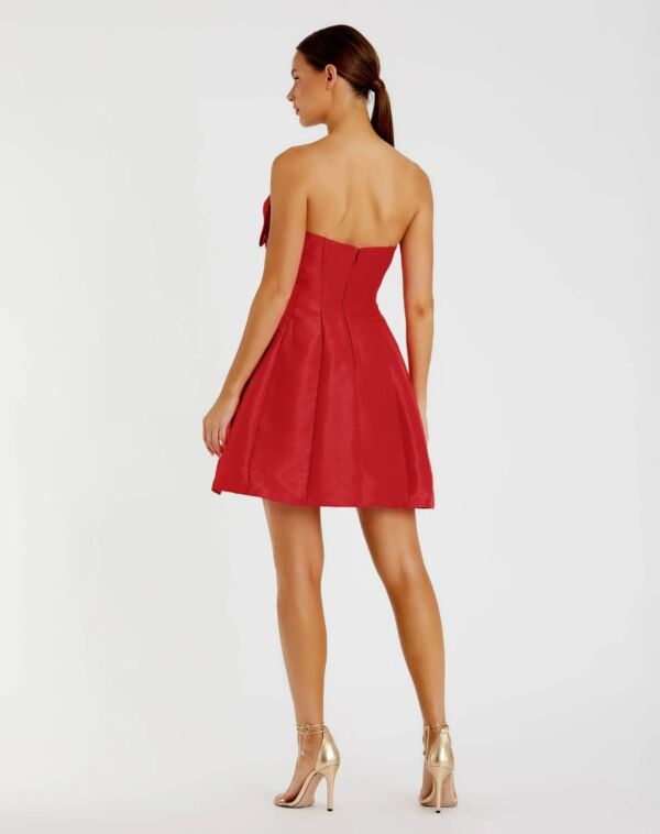 Mac Duggal 49210 Bow Front Strapless Dress