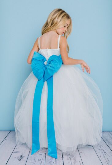 Rosebud 5130 Pickup Skirt Flower Girl Dress