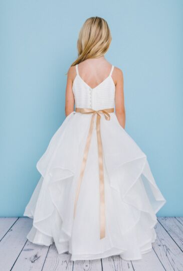 Rosebud 5132 Tiered Skirt Flower Girl Dress