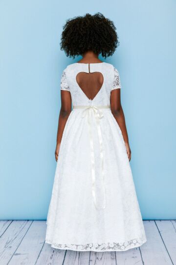 Rosebud Fashions 5141 Cutout Back Short Sleeve Dress