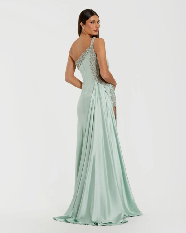 Mac Duggal 68447 High Slit One Strap Dress