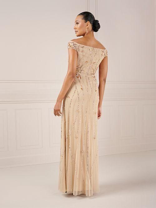 Christina Wu 40559 Off The Shoulder Embellished Dress