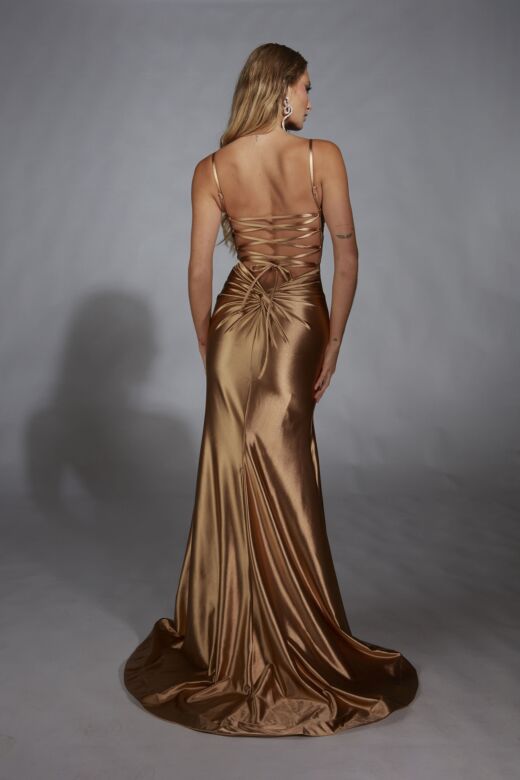 Aerie Couture 306 Sweep Train Sweetheart Neckline Dress