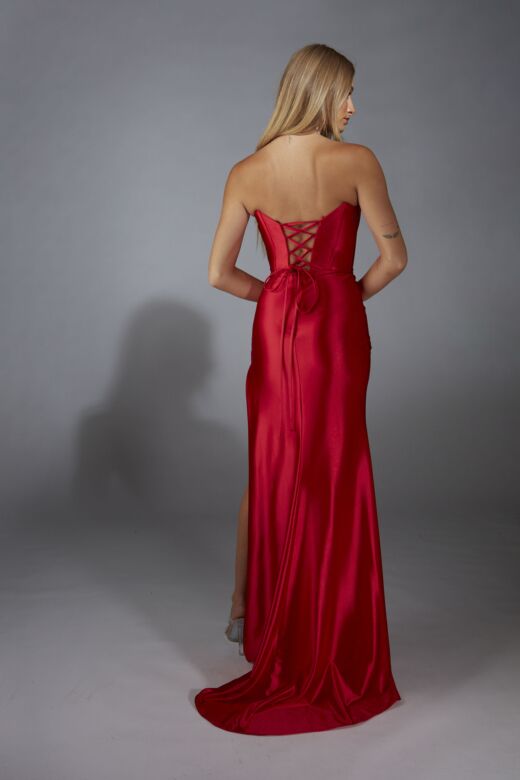 Aerie Couture 311 Side Slit Strapless Dress