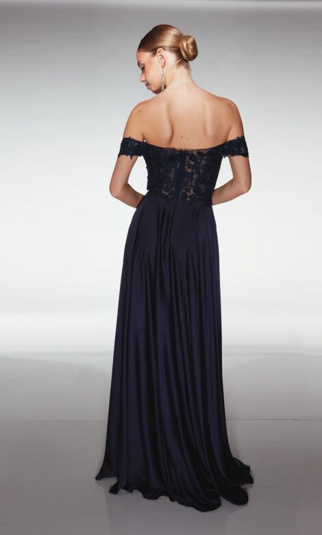 Aerie Couture 386 Brush Train Off The Shoulder Dress