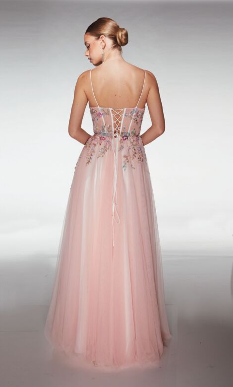 Aerie Couture 398 Slit Skirt Spaghetti Strap Dress
