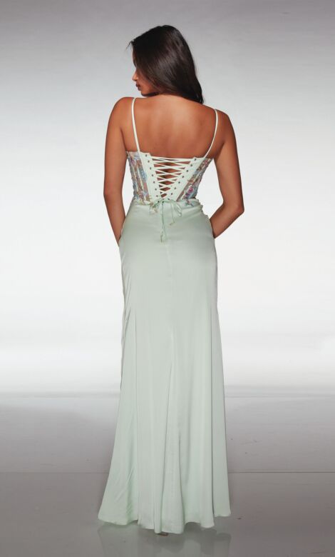 Aerie Couture 400 Scoop Neckline Lace-Up Dress