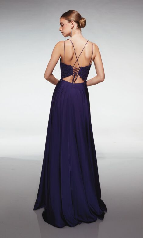 Aerie Couture 409 Double Strap Plunging Neckline Dress