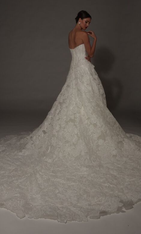 Alyce Paris 50005 Lace A-Line Chapel Train Bridal Gown