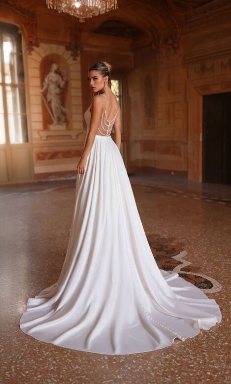 Alyce Paris 7099 Illusion Back Sweetheart Neck Wedding Dress
