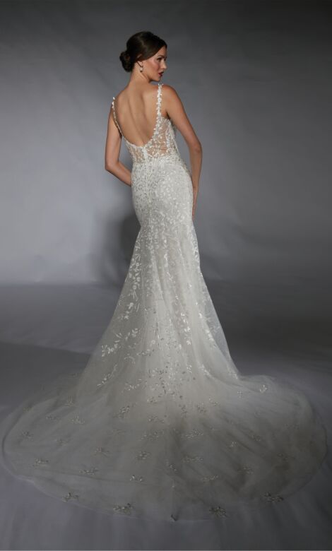 Alyce Paris 7120 Illusion Side Scoop Back Bridal Gown