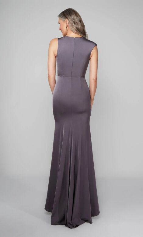 Alyce Paris 27598 High Neck Draped Bodice Dress