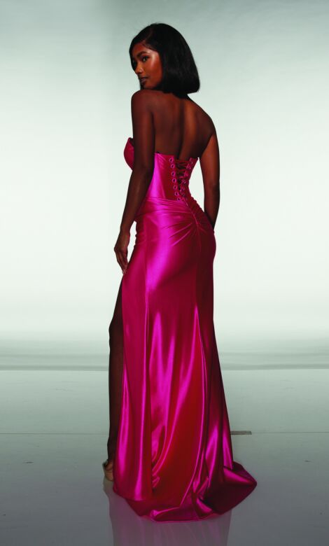 Alyce Paris 62046 Hot Pink Corset Prom Dress