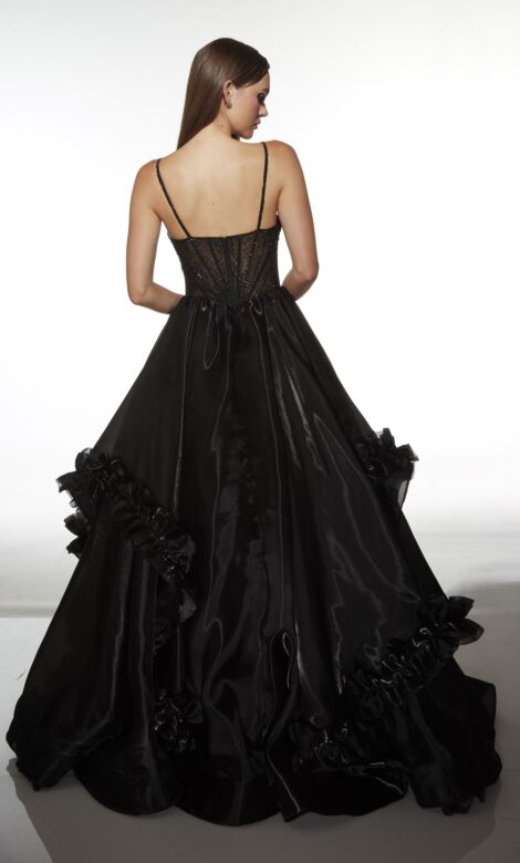 Alyce Paris 62107 Cutout Bodice Sweetheart Neck Dress