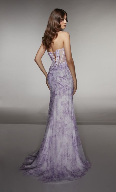 Alyce Paris 62176 Draped Skirt Cutout Sweetheart Neck Dress