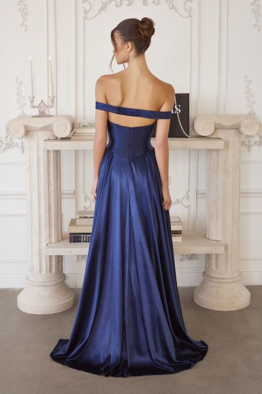 Amoris by LaDivine T821 Oriana Full Skirt Off The Shoulder Dress