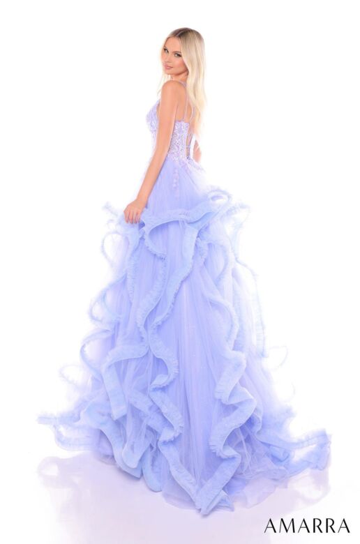 Amarra 88094 Flounce Skirt Lace Corset Dress