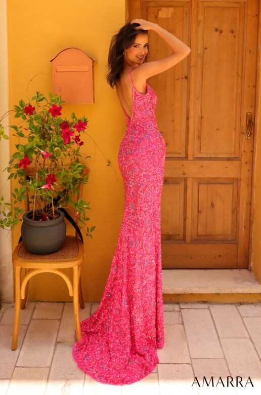 Amarra 94014 Sweetheart Neckline Embellished Dress