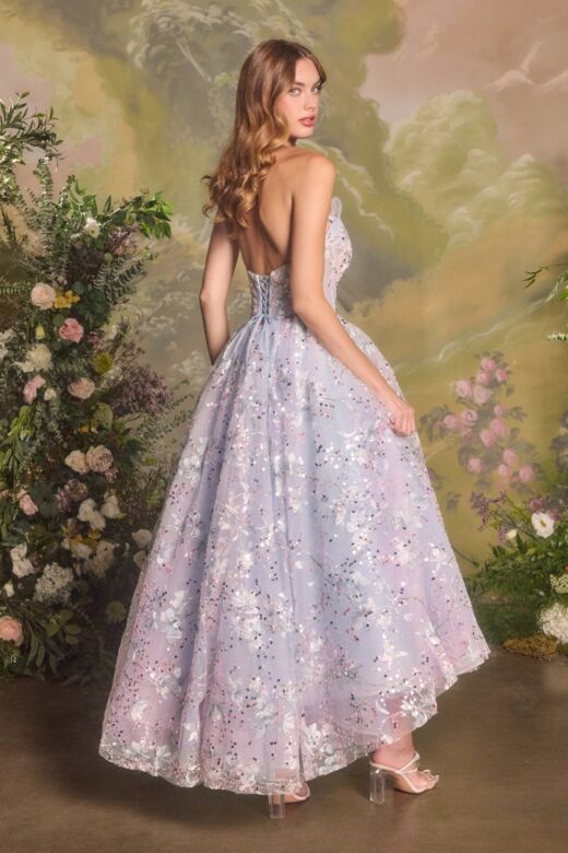 Andrea and Leo A1485 Strapless Beaded A-Line Dress