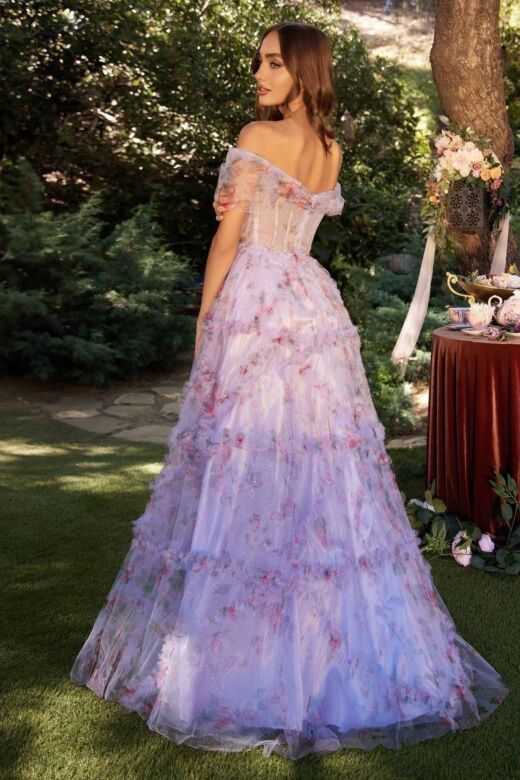 Andrea and Leo A1286 Off-The-Shoulder Sweetheart Neck Dress