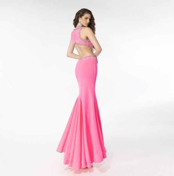 Ava Presley 39237 High Slit Cutout Dress