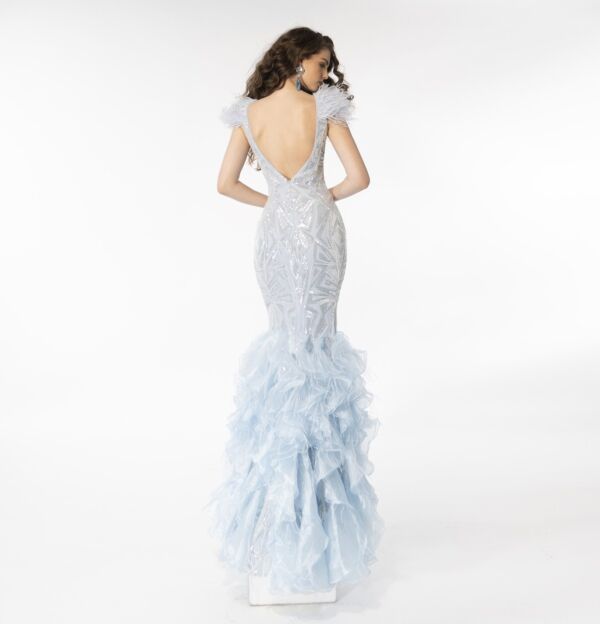 Ava Presley 39315 V-Neck Mermaid Dress