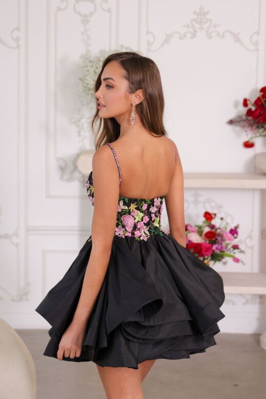 Ava Presley 26348 A-Line Floral Embroidered Dress