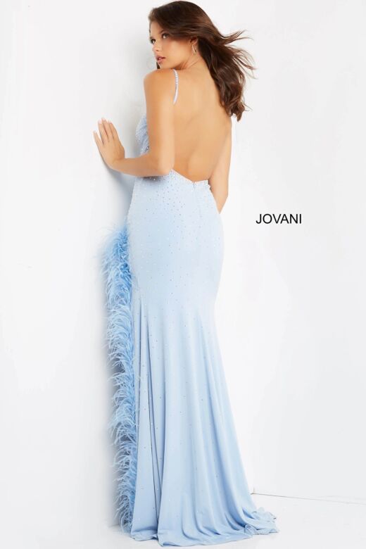 Jovani 08283 Light Blue Dress