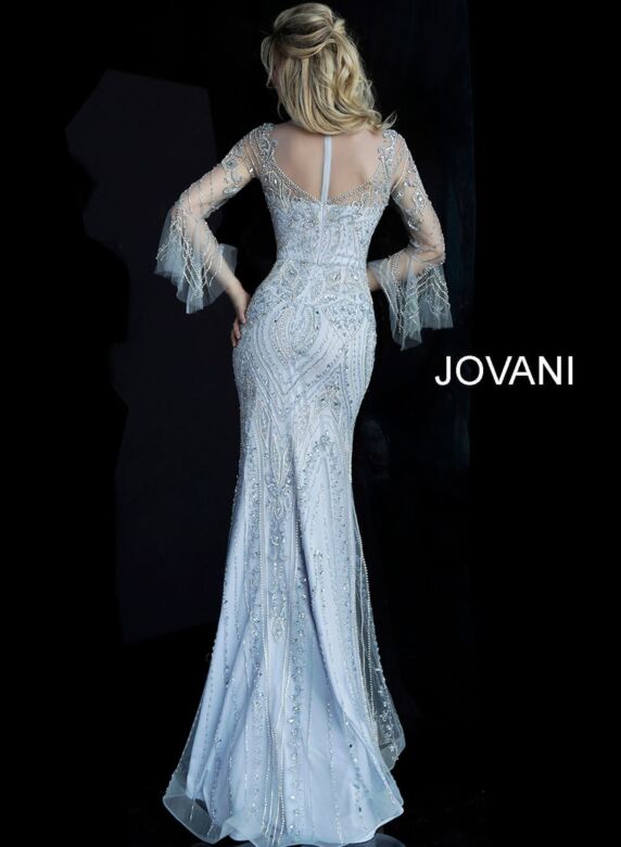 Jovani 60827 Gray Dress