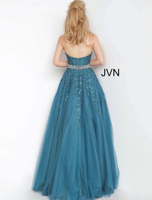 Jovani JVN00923 Teal Dress