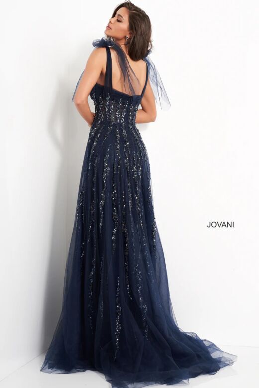 Jovani 04634 Blue Evening Dress