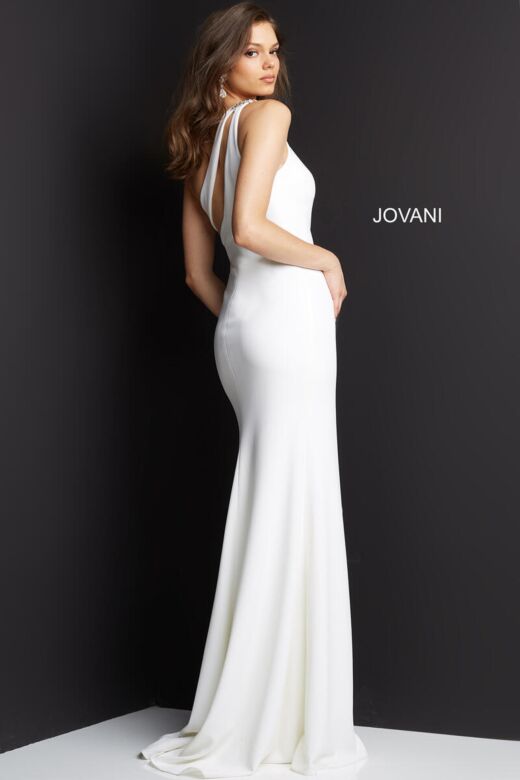 Jovani 07173 Off-White Prom Dress