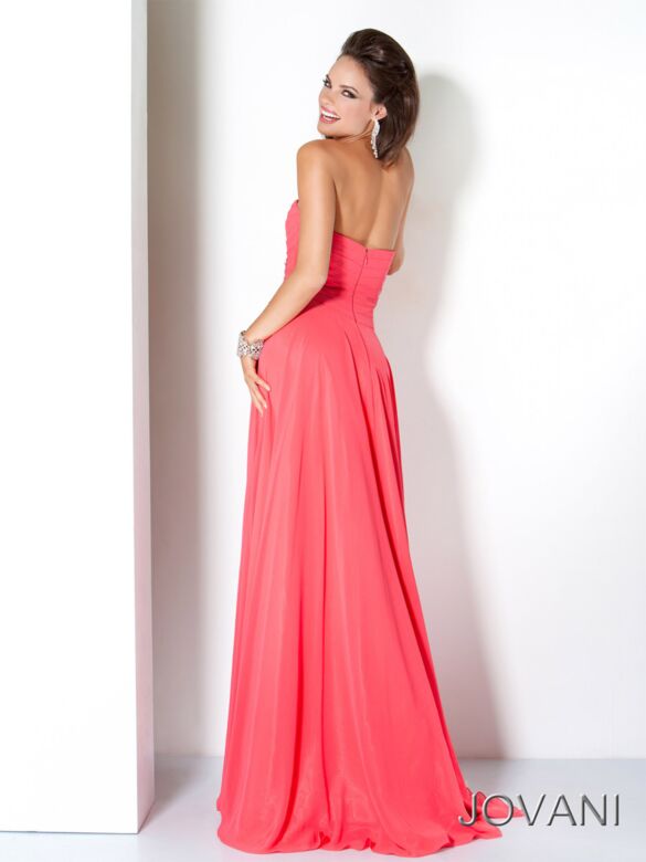 Jovani 110967 Coral Prom Dress